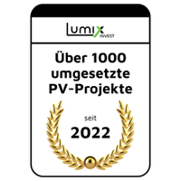 Über 1000 umgesetzte PV-Projekte seit 2022